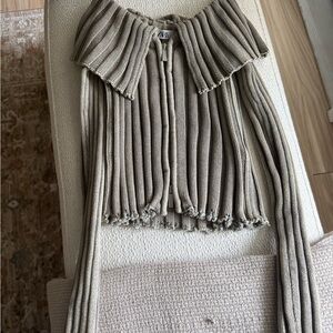 Zara Women's Ribbed top size small